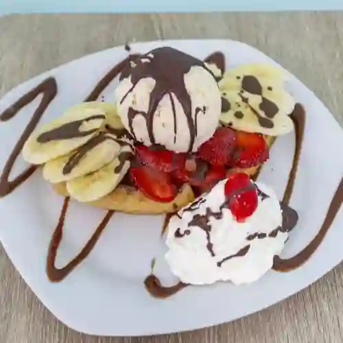 Mini Waffle de Nutella