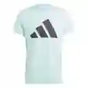 Adidas Camiseta Bos Tee Para Hombre Azul Talla L