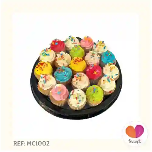 Minicupcakes X20 Sencillos Ref: Mc1002