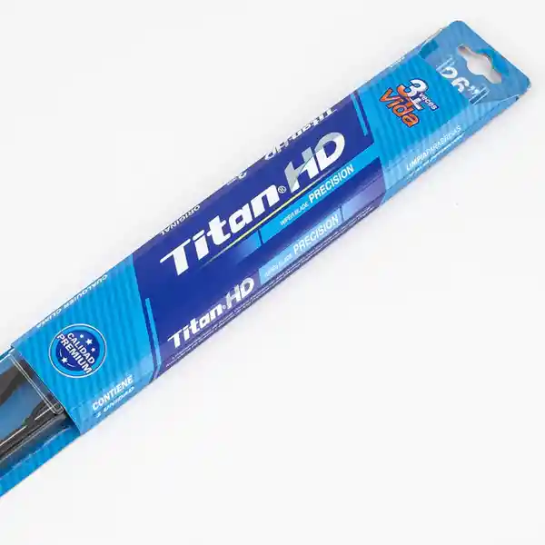 Wiper Blade Metálica de Alta Calidad Con Diseño Original de la Marca Titan. de Precio de Entrada Viene Instalado el Acople Original Oem Para Gancho Pequeño. Incluye el Acople Universal Para Gancho Grande, Bayoneta y Pin (2 Adaptadores 4 Brazos). Viene Con 