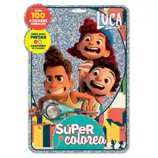 Disney Libro Para Colorear Luca Super Colorea