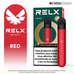 Relx Vapeador Dispositivo Recargable Infinity Rojo