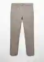 Pantalón Brest Ceniza Talla 38 Hombre Mango