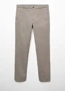 Pantalón Brest Ceniza Talla 38 Hombre Mango