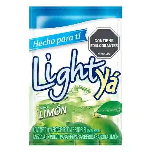 Light yá Mezcla Polvo Bebida Artificial Limón