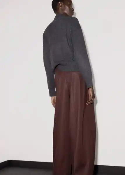 Saco Jersey Ameli Antracita Talla S Mujer Mango