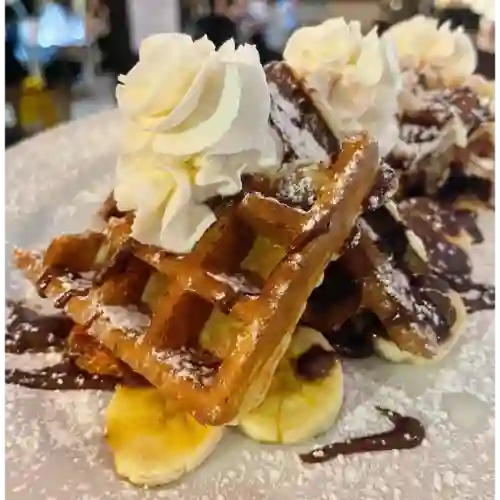 Waffle Dulce de Nutella