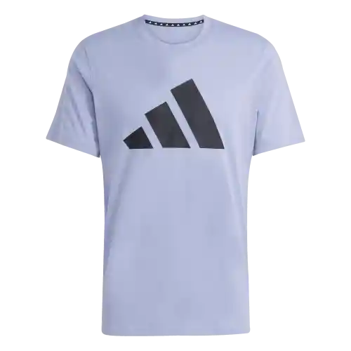 Adidas Camiseta Logo Manga Corta Entrenamiento Morado T M