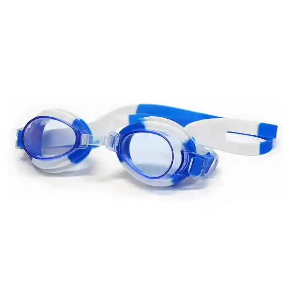 Gafas de Natación Prism Junior Blanca-Azul Everlast