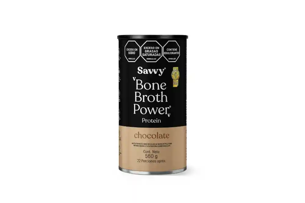 Proteína Bone Broth Power Chocolate Savvy