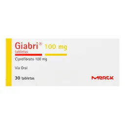 Giabri Merck 30 Tabletas A P 22345 Sc