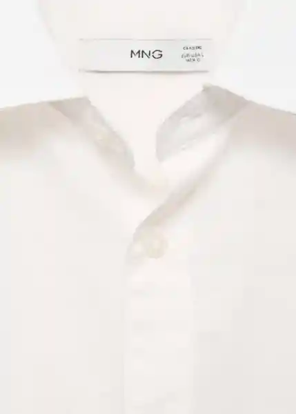 Camisa Ants Blanco Talla M Hombre Mango