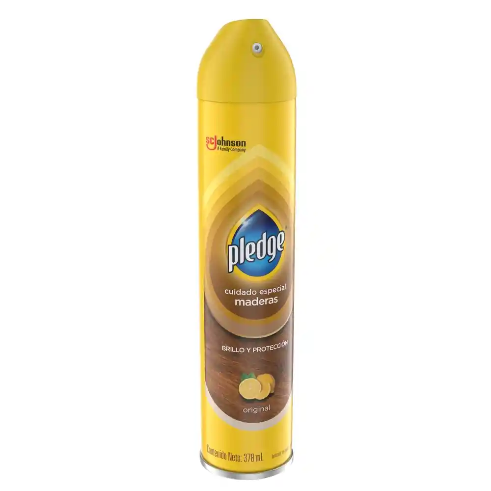 Pledge Lustrador de Muebles Aerosol Natural 378 mL