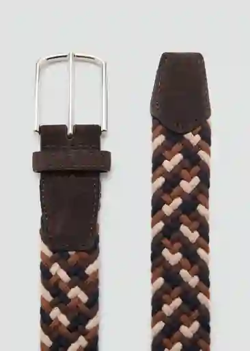 Cinturón Colors Camel Talla 80 Hombre Mango