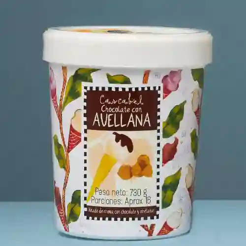 Litro Helado de Avellana
