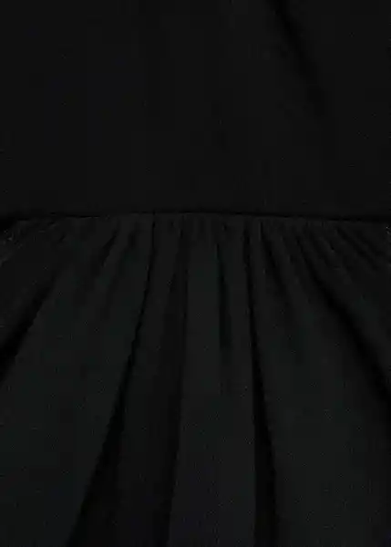 Vestido Deity Negro Talla XS Mujer Mango