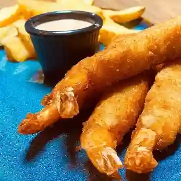 Crocantes de langostinos
