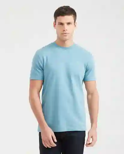 Camiseta Basic Colors Masculino Azul Gélido Oscuro L Chevignon