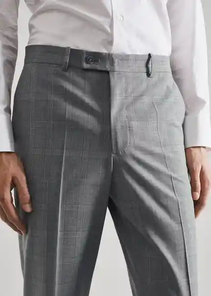 Pantalón Breda Gris Claro Vigoré Talla 42 Hombre Mango