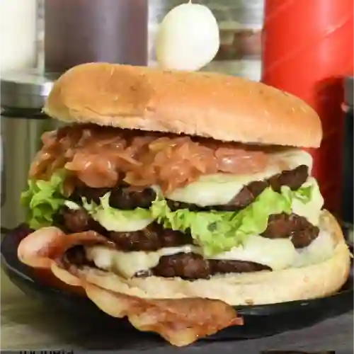 Pan Burguer Doble Carne