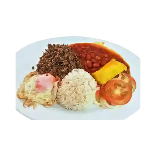Bandeja con Carne Molida