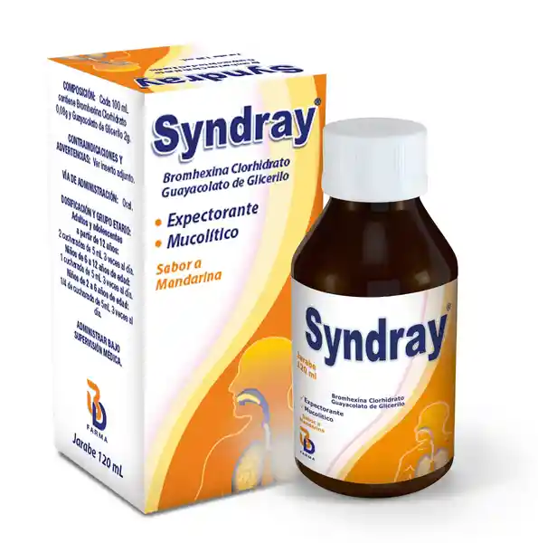 Syndray Bromhexina Clorhidrato (08 g/100 mL/2 g 100 mL)