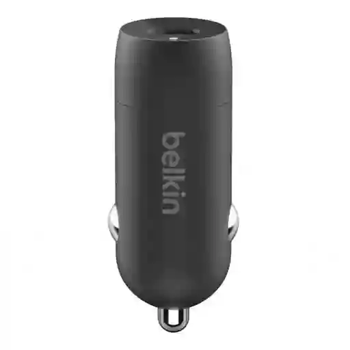 Belkin Adaptador de Carga Para Auto 30W Usb-C Negro
