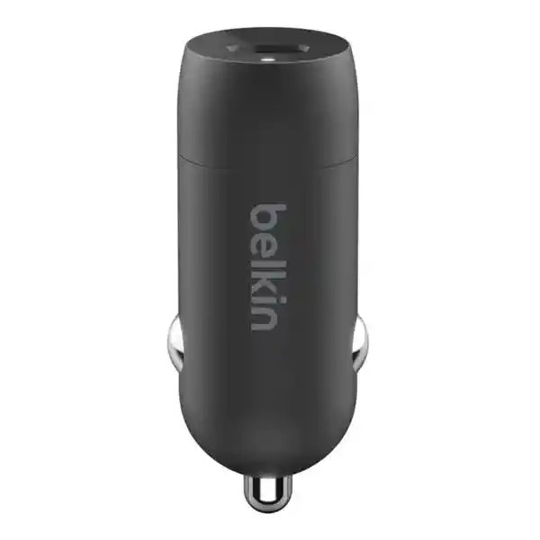 Belkin Adaptador de Carga Para Auto 30W Usb-C Negro