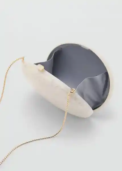 Bolso P Monada Marfil Talla 99 Mujer Mango