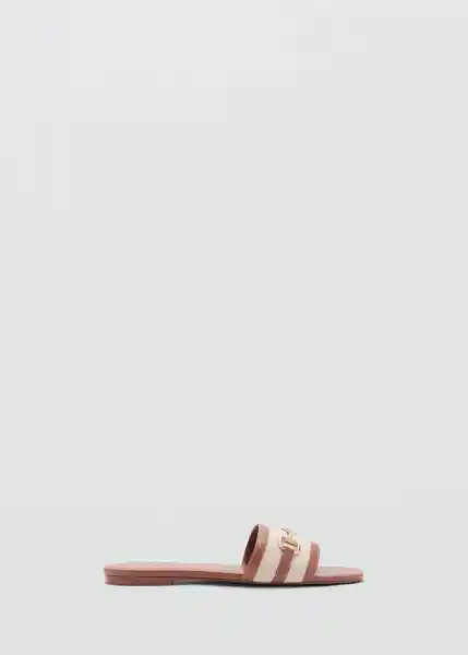 Sandalias Horse1 Cuero Talla 39 Mujer Mango