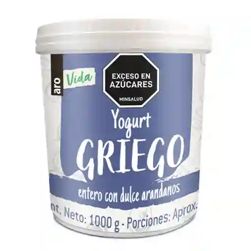 Yogurt Griego Vida Arándanos Aro