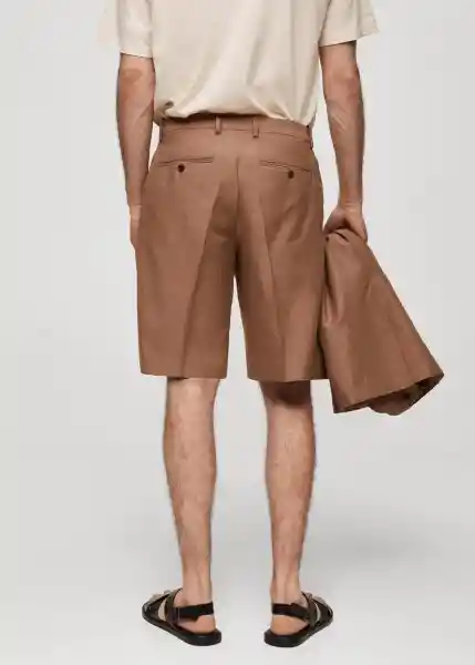 Bermudas Procida Terracota Talla 46 Hombre Mango