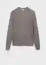 Buzo Jersey Mary Gris Talla M Hombre Mango
