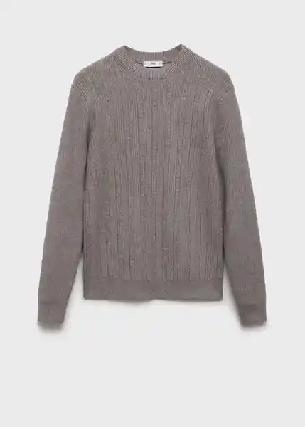 Buzo Jersey Mary Gris Talla M Hombre Mango