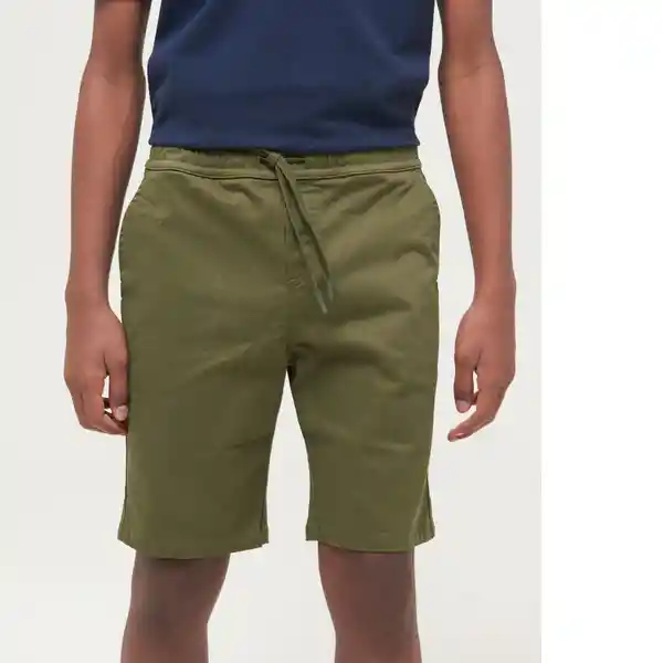 Bermuda Jogger Niño Verde Talla 14 Chevignon