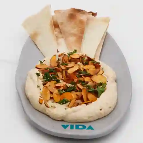 Hummus & Pita Vegetarianos