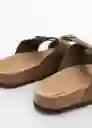 Sandalias Bio Khaki Talla 44 Hombre Mango