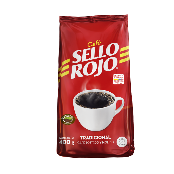 Sello Rojo Café Tostado y Molido Tradicional 400 g