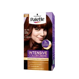 Tinte Palette Invensive Color Creme 6-78 Rubio Cobrizo Oscuro