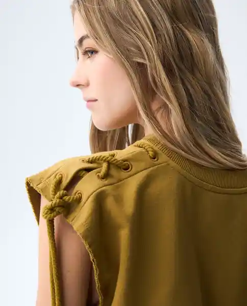 Camiseta Mujer Verde Talla XS 601G008_VER170836 Americanino