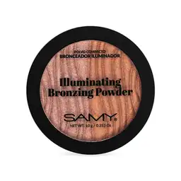 Samy Polvo Compacto Bronceador Iluminador Tono Bronce