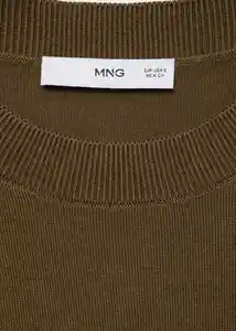 Saco Jersey Luka Khaki Talla L Mujer Mango