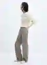 Jersey Piqueton Off White Talla M Mujer Mango