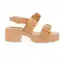 Sandalias Plataforma Ixoro Beige Talla 37