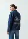 Chaqueta Suri Mujer Azul Indigo Medio Talla M 422G301 Naf Naf