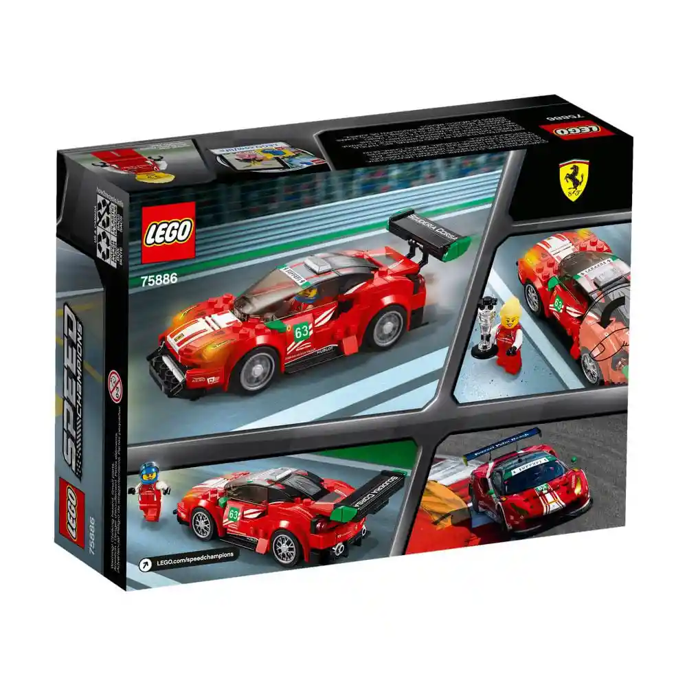 Lego Speed Ferrari 488 Gte - - Caja