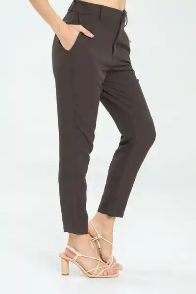 Pantalón New Karla Color Café Puro Talla 10 Ragged