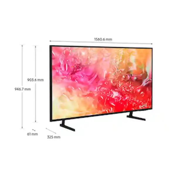 Samsung Televisor 177.8 cm Smart Tizen Crystal UHD