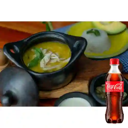 Combo Ajiaco c/ Pollo Grande +Cocacola Orig 400ml