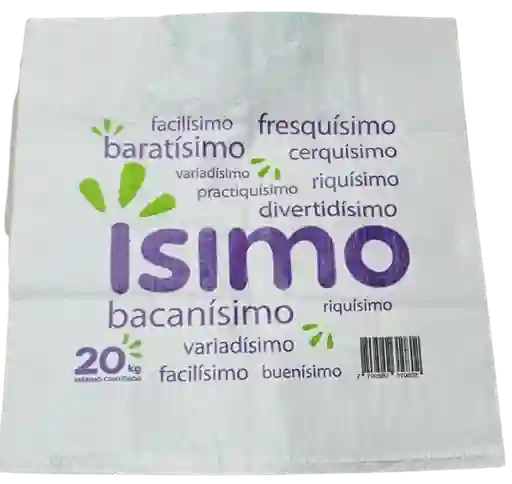 Bolsa Costal Blanca Reusable Isimo
